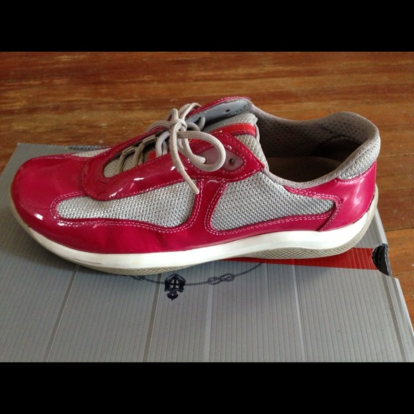 🚨SOLD🚨Pink Prada Sneakers - Picture 2 of 4