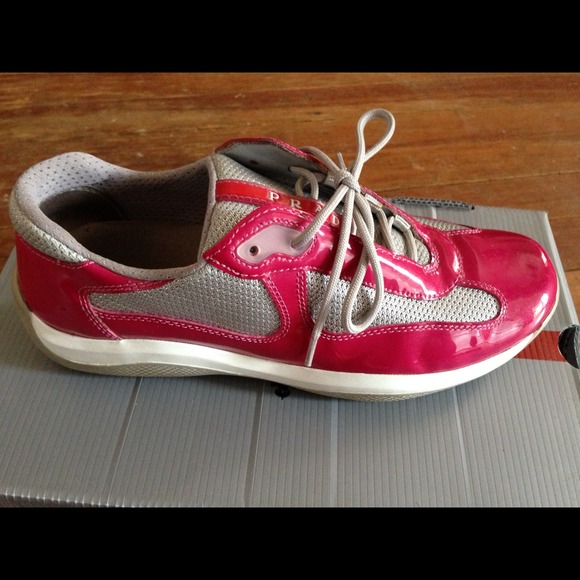 🚨SOLD🚨Pink Prada Sneakers - Picture 3 of 4