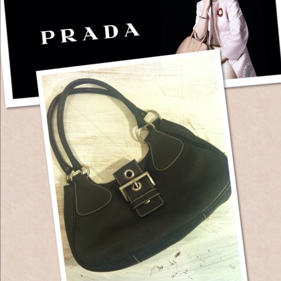 Prada leather hobo