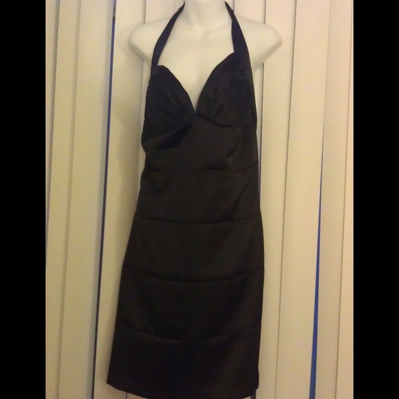 Sexy Black halter dress