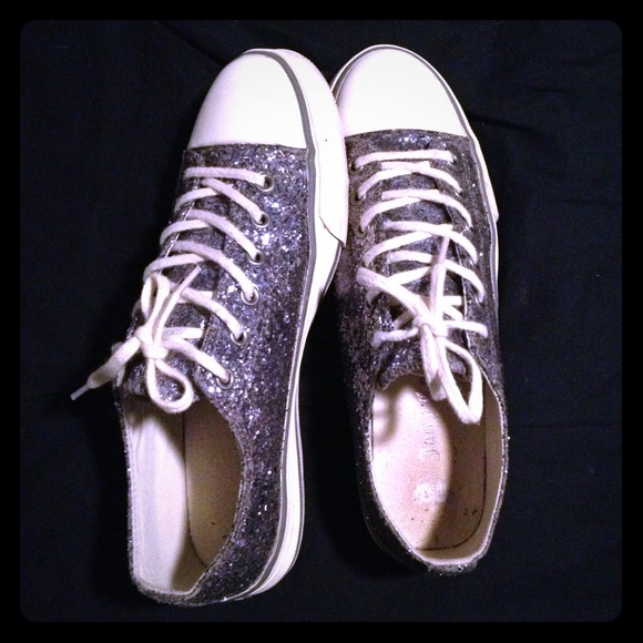 Juicy Couture Blue Glitter Sneakers
