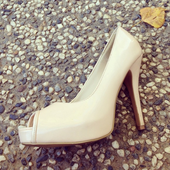 open- toe heels & purple bow heels :)