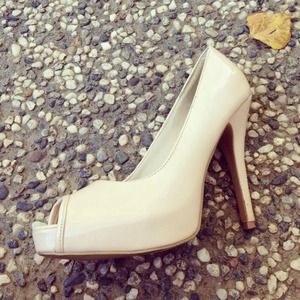 open- toe heels & purple bow heels :)