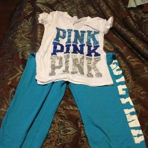 VS Pink sweats set