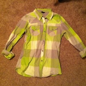 Fox Racing Co. button up flannel
