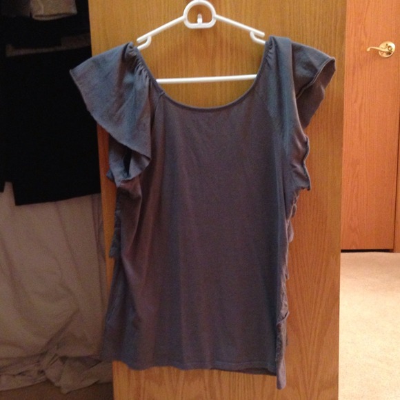 LC gray shirt with lace details - Picture 4 of 4