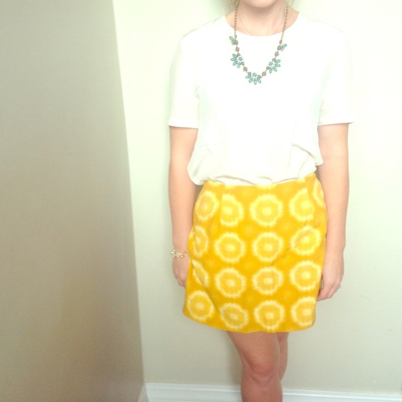 J crew tie dye mini skirt - Picture 1 of 3