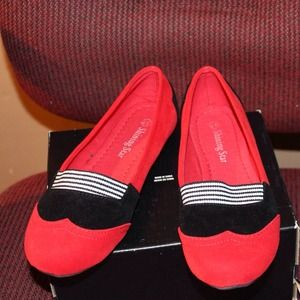 Red doll shoe