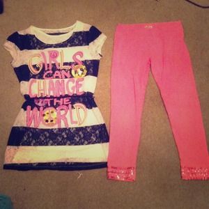 2 piece justice outfit