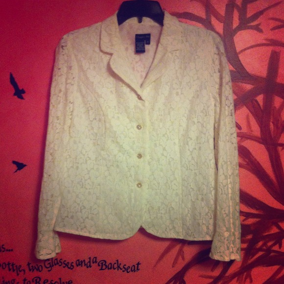 Chapter One Victorian style Lace blazer.
