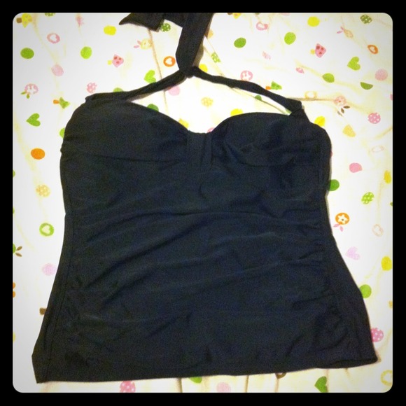 Black Swim Suit Top