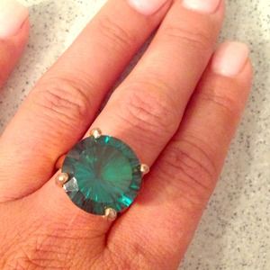 Fashion statement emerald ring