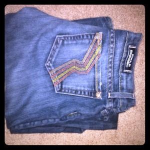 Slightly worn Rock and Republic jeans!