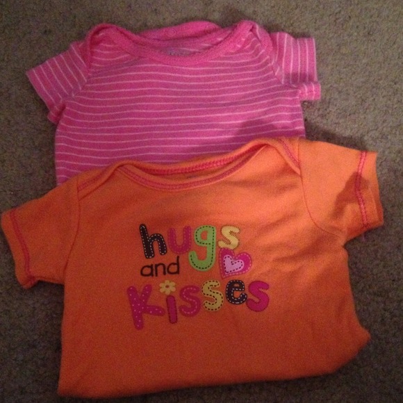 2 cute baby onsies!! you can buy seperate too.