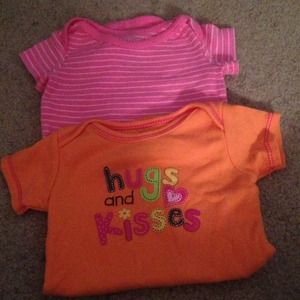 2 cute baby onsies!! you can buy seperate too.