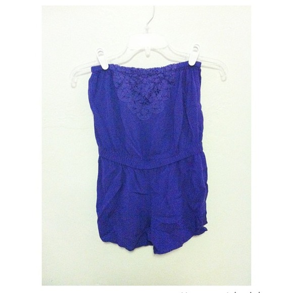 Purple romper