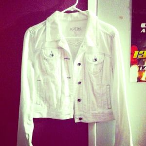 *RESERVED TILL 26th* Apt 9 White Jean Jacket