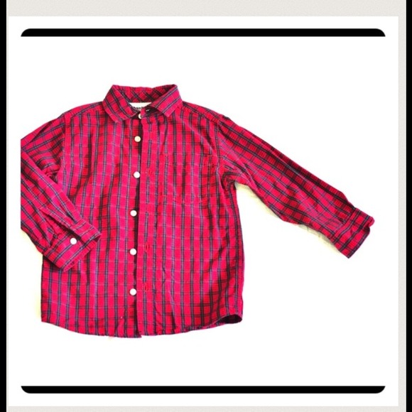 🔱Oshkosh Boys Plaid Long Sleeve🔱