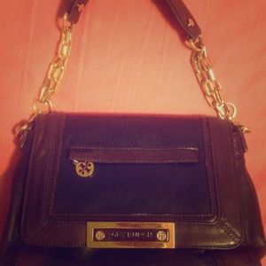 Authentic Tory Burch Vintage Leather Chain Handbag