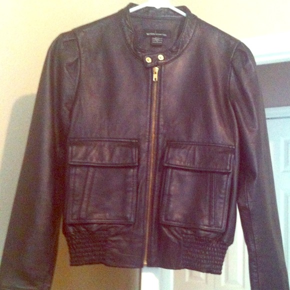 SOLD**  leather jacket