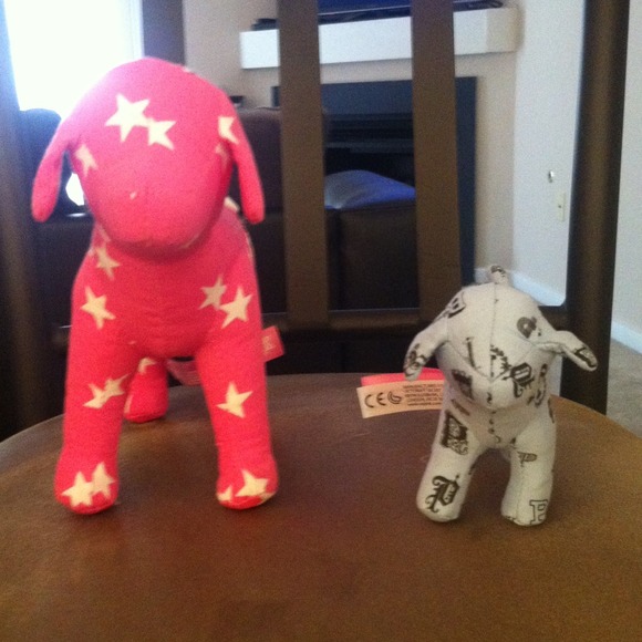 2 mini VS pink dogs