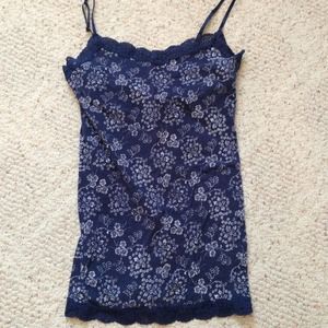 Blue Floral Cami