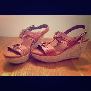 Lucky Brand wedge sandals size 7.5