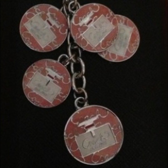 BUNDLE Coach Clutch and Keychain - Picture 3 of 3