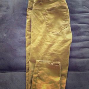 Tinseltown yellow skinny  jeans size 3