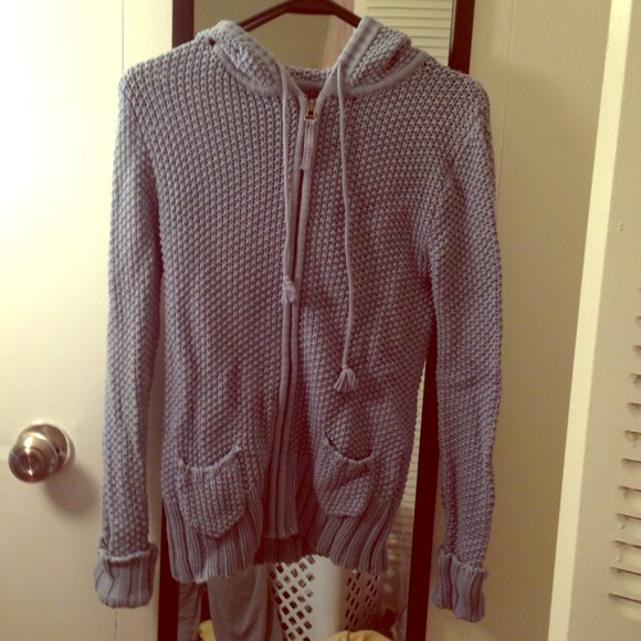 Knit zip up
