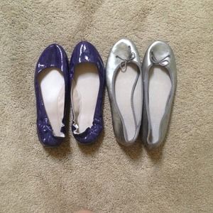 Two cute pairs of flats.