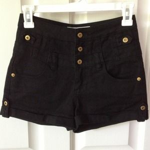 Topshop Moto high-waisted shorts