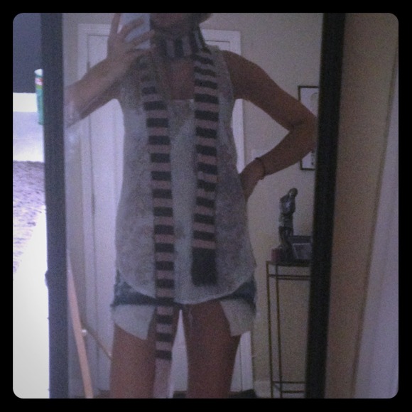 Juicy cashmere scarf striped scarf