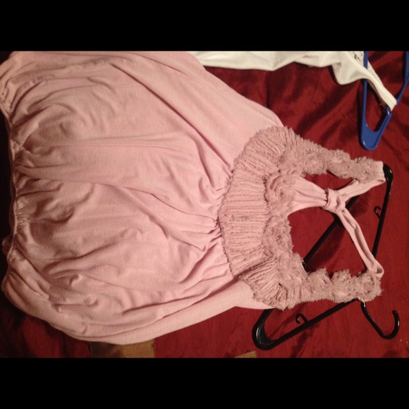 Pink Charlotte Russ shirt. Medium