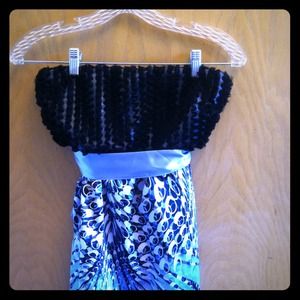Peacock Cocktail Dress