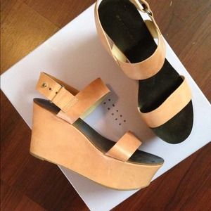 RSVP @lobbajl's Vera Wang nude wedge sandals