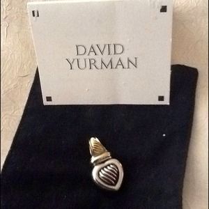 David Yurman Silver with Gold Heart Enhancer