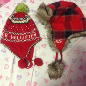 Hollister winter hats.