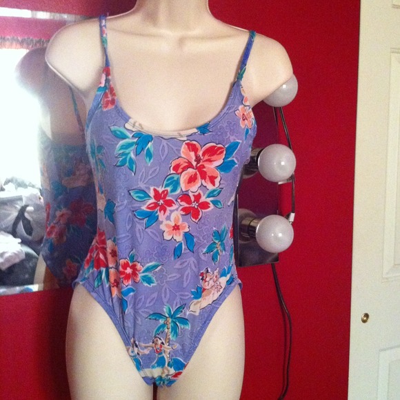 One Piece Floral Swimsuit