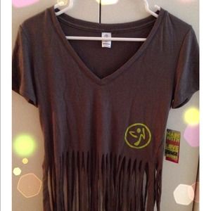 ~SOLD~ in bundle Zumba (R) fringe top
