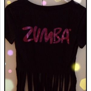 ~SOLD~ in bundle Zumba (R) fringe top