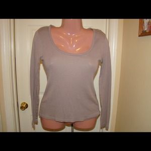 Light brown long sleeve top