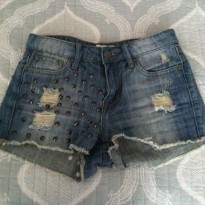 High waisted shorts