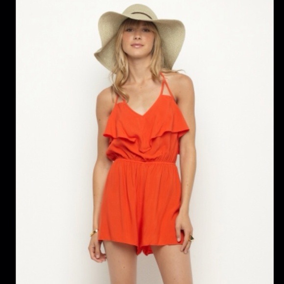 Orange Roxy romper!