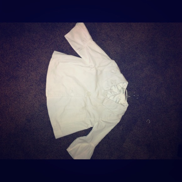 Motherhood Maternity white jacket