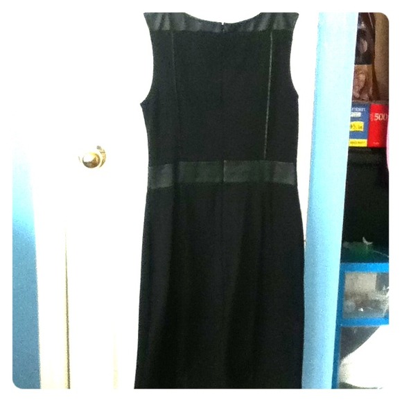 Black sheath dress