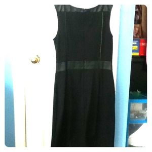 Black sheath dress