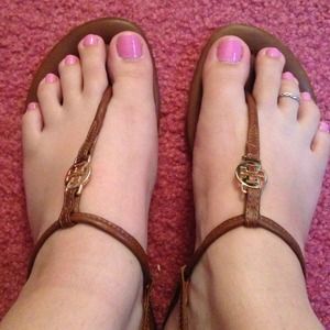 Tory Burch Leather Emmy Sandal