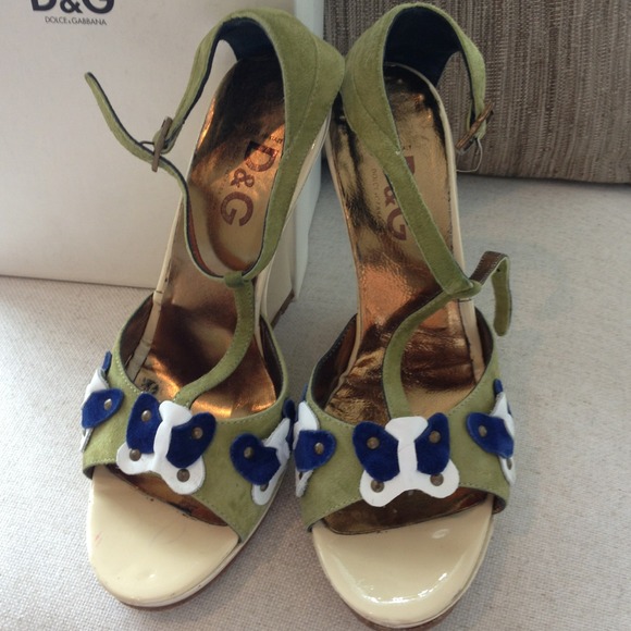 100% authentic D&G DOLCE&GABBANA Wedge heels. - Picture 2 of 4
