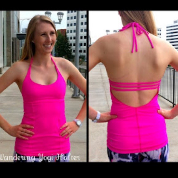 lululemon athletica Tops - Lululemon Wandering Yogi Pink Tank Top